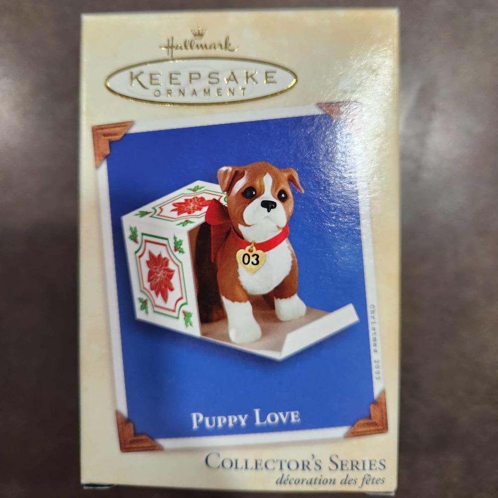 Hallmark Keepsake Ornament "Puppy Love" 2003